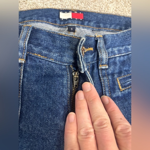 Vintage Y2K Tommy Jeans Low Rise Size 5 Straight Jeans 90s 2002 - Picture 5 of 13
